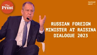 'War which we're trying to stop,was launched against us'-Russia's Sergey Lavrov at Raisina Dialogue