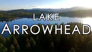 Fly Over Lake Arrowhead, California | 4K Drone Footage (sunrise, sunset, boats, docks, houses)