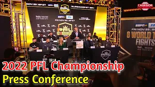2022 PFL Championship Press Conference