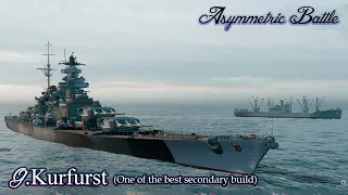 World of Warship - G.Kurfurst (One of the best ship for Asymmetric Battle)