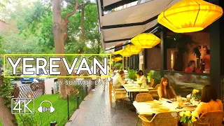 Walking Tour in Yerevan, Armenia, A Spring Day, June 25, 2023, 4K 60fps