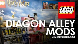 5 LEGO DIAGON ALLEY MODS YOU SHOULD DO! | Lego Harry Potter (2020)