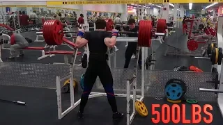 500LBS SQUAT PR @ 17 YEARS OLD 186.6 BODYWEIGHT