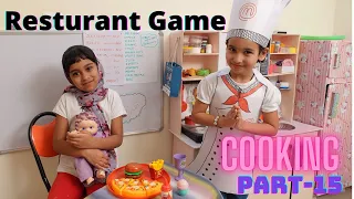 Cooking game in Hindi Part-15 |  Restaurant with Kitchen game | Customer and Waiter | LearnWithPari