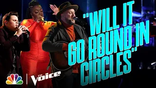 Desz, Carter Rubin and Jim Ranger Sing "Will It Go Round in Circles" - Voice Live Top 9 Performances