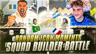 FIFA 21: RANDOM PRIME ICON MOMENTS SQUAD BUILDER BATTLE 🔥🔥 ELIASN97 vs PROOWNEZ