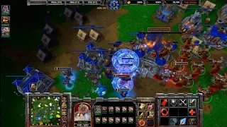 1 (Human) vs 5 Insane Computers (All Human) | Warcraft 3 Reforged