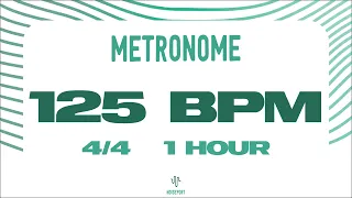 125 BPM Metronome [1 HOUR]