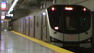 TTC Line 1 - A Few Trains On The Vaughan Extension