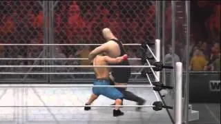 WWE No Way Out - John Cena vs Big Show - Steel Cage Match (WWE 12 Simulation)1024