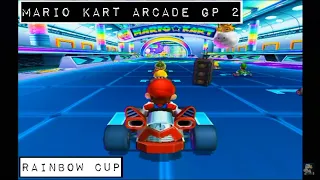 Mario Kart Arcade GP 2 - Rainbow Cup - Playthrough 100cc