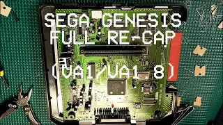 SEGA Genesis Model 2 Full Capacitor Replacement (VA1/VA1.8) | C:C: | IRL