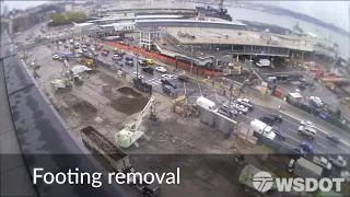 Alaskan Way Viaduct demolition: Wrapping up double-deck demo on Seattle’s waterfront.
