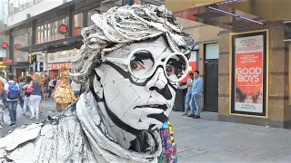 AMAZING Living Human Statue | Street Entertainer | London