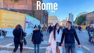 Rome, Italy 🇮🇹 - December 2021 Christmas Walk 🎅- 4K-UHD Walking Tour (▶3.5Hours)