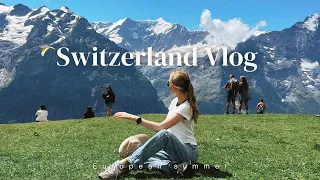 European Summer Vlog | Switzerland🇨🇭, Hiking in Grindelwald 🥾, Relaxing in Nature 🌲