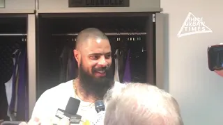 Lakers Star Tyson Chandler Talks Blocking Trae Young Shot & Joining the Lakers