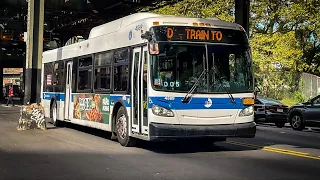 ᴴᴰ⁶⁰ MTA NYC Bus: B64 & D/N Shuttle Bus Action @ Bay 50 Street (Stillwell Av/Harway Av)