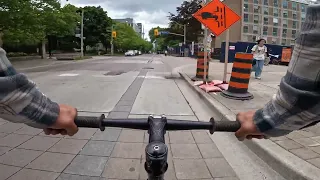 Tuesday Bike Ride in Downtown Toronto with the Tyrant Legacy