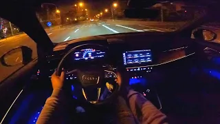 2021 AUDI S3 SPORTBACK 310 PS NIGHT POV TOP SPEED AUTOBAHN DRIVE  KAISERSLAUTERN (60 FPS) (GPS)