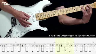 Huey lewis - Power of Love Guitar Lesson With Tab(Slow Tempo)
