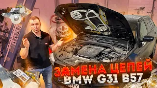 Замена цепей BMW 530 (G31) B57 XDrive