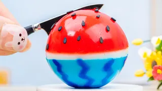 Yummy Honey Jelly | Miniature Blue Watermelon Jelly - Prepare to Wow 🍉 Lotus Cakes Amazing Ideas