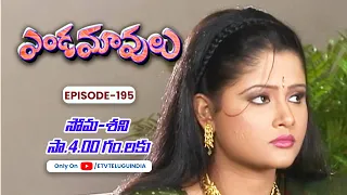 Endamavulu | 17h May 2024 | Full Episode No 195 | ETV Telugu
