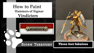 Beginners guide to painting a Stormcast Eternal Vindictor