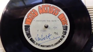 Lee Vanderbilt / Ebony Keyes "Counting The Days" Unreleased UK 1968 Demo Acetate, Soul, Mod Dancer !