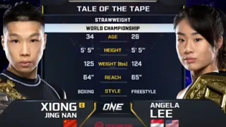 Angela Lee Muntik ng Ma-KO sa Unang Round Pa Lang. (ANGELA LEE VS XIONG JING NAN 3)