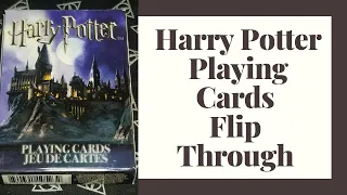 Harry Potter Playing Cards Flip Through