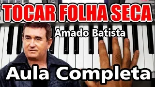 Como Tocar Folha Seca Amado Batista - Aula Completa