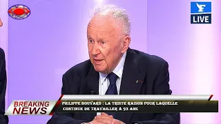 Philippe Bouvard : la triste raison pour laquelle  continue de travailler à 93 ans