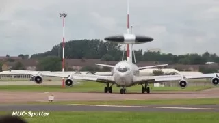 RIAT Monday departures more than 80 min Airplane departures RAF Fairford RIAT 2012 Air Show