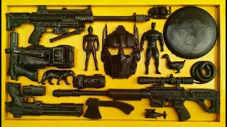 Membersihkan Nerf Sniper rifle, Assault rifle, Shotgun, AK47, Avengers, Mobil Mainan, Nerf gun EP 68