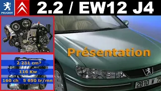 Presentation of the 2.2 16v EW12J4 3FZ 3FY PSA Peugeot Citroën petrol engine