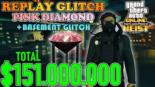 CAYO PERICO INFINITE MONEY REPLAY GLITCH (20) - Pink Diamond with Solo Gold Glitch (Basement Glitch)