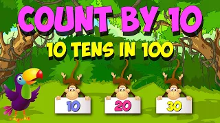 Count By Tens- Monkeys in a Tree!