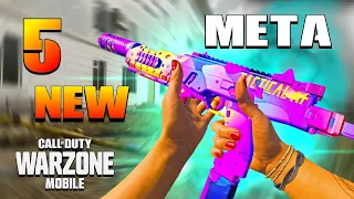 TOP 5 NEW META GUN AND  LOADOUTS IN WARZONE MOBILE|WARZONE MOBILE META GUNS