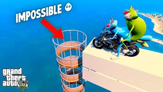 OGGY AND JACK TRIED THE FUNNIEST STUNT RACE CHALLENGE! (GTA 5 Funny Moments)