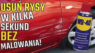 HIT! USUŃ RYSY W KILKA SEKUND ZA POMOCĄ WD-40! / SWAGTV