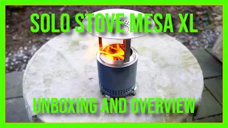 Solo Stove Mesa XL Unboxing, Overview, and Review! Is this the best tabletop firepit?