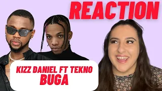 Just Vibes Reaction / Kizz Daniel ft Tekno - Buga
