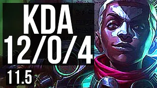 EKKO vs TWISTED FATE (MID) | 12/0/4, 1600+ games, Legendary, 900K mastery | KR Grandmaster | v11.5