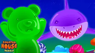 Страшная летающая акула песня для детей и хэллоуин мультфильм видео