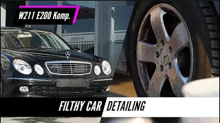 Salty Mercedes ASMR Detailing E200 W211 / Detaylı Yıkama ve Boya Parlatma Uygulamaları