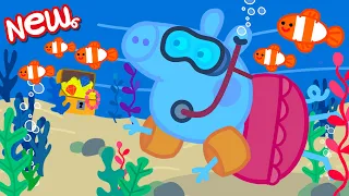 Peppa Pig in Hindi - Snorkelling - स्नॉर्कलिंग - हिंदी Kahaniya - Hindi Cartoons for Kids