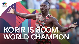 Emmanuel Korir storms to 800m world title | World Athletics Championships Oregon 22