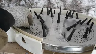 Изготовление перосъемной машины из стиралки